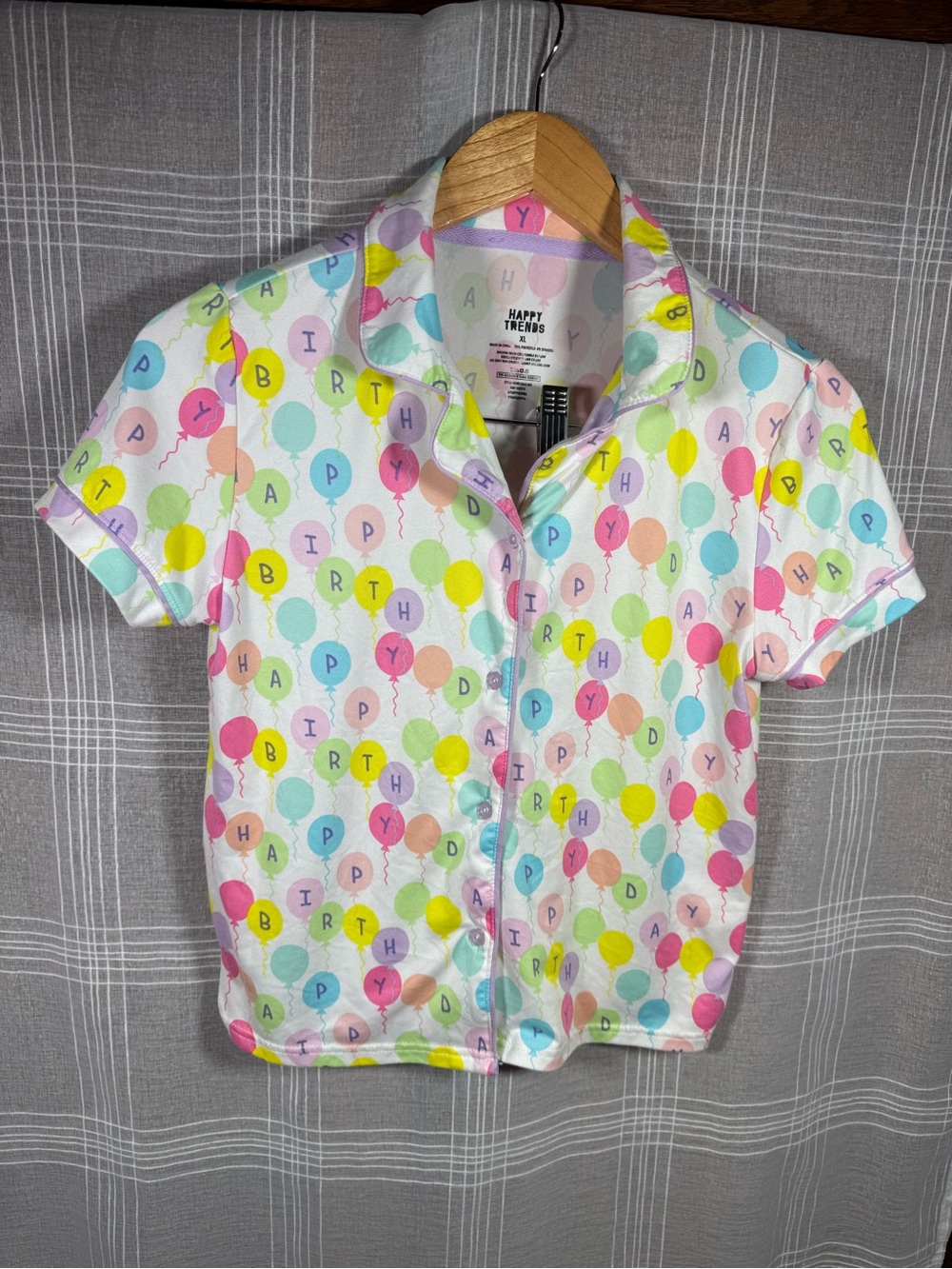 Happy Birthday Girls Pajamas Set